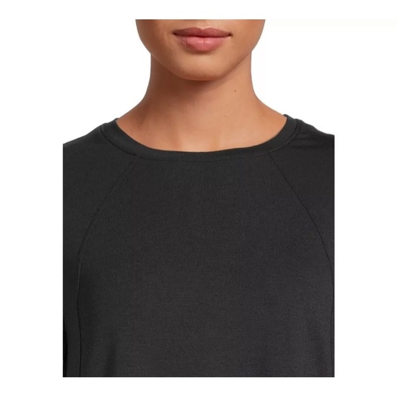 Avia‎ Women's Short Sleeve Oversize Tee T-Shirt Black Soot NWT Loose Fit - Picture 9 of 16